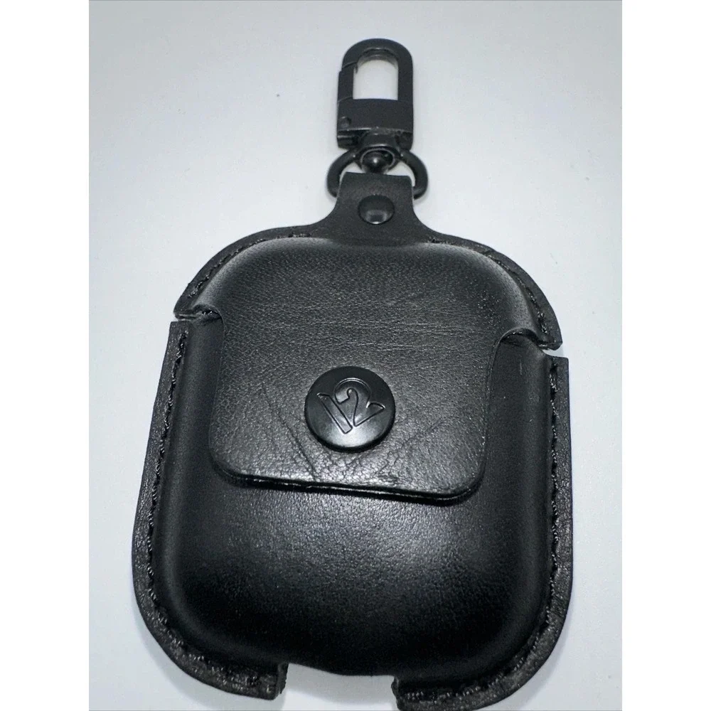 Twelve South AirSnap Leather Case Apple AirPods 2nd‎ Gen Black Swivel Clip 29-16